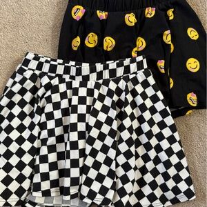 2 Pixie Lane soft skorts size 9/10